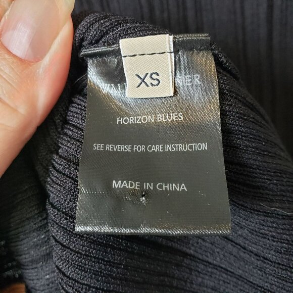 Wales Bonner Striped Ribbed Knit Black Multi V Neck Cardigan Preppy Quiet Luxury - Picture 12 of 14